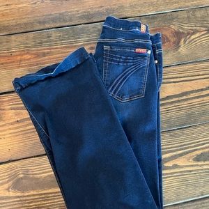 7 for All Mankind boot cut jeans